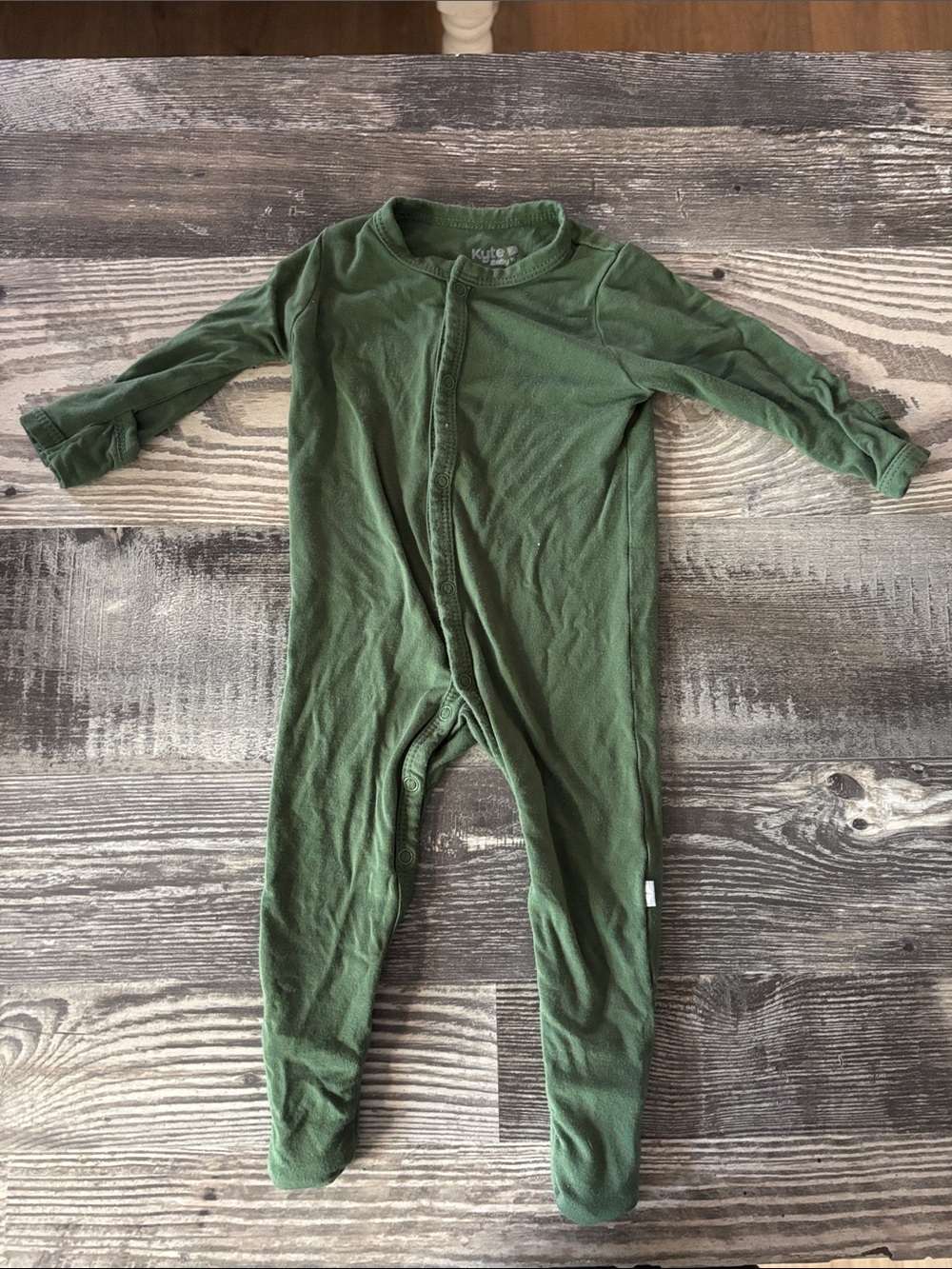 Green Kyte Baby snap footie